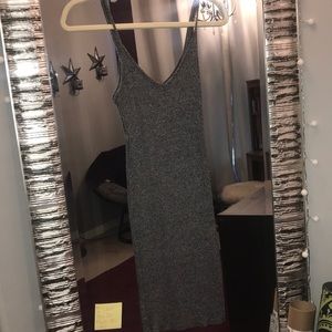 Tight grey dress
